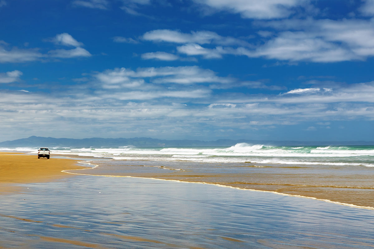 Ninety Mile Beach Nouvelle Zelande