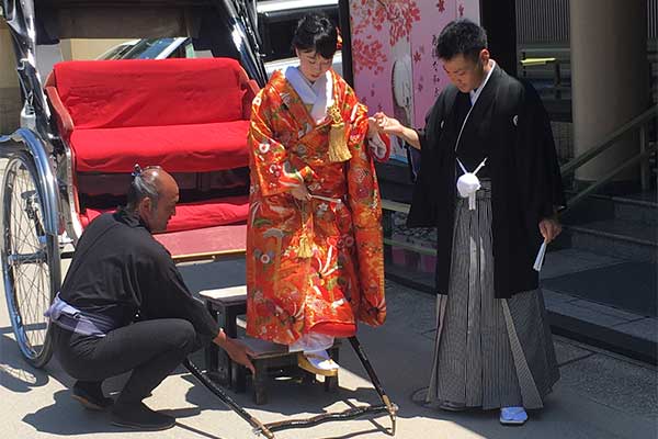 Mariage traditionnel au Japon