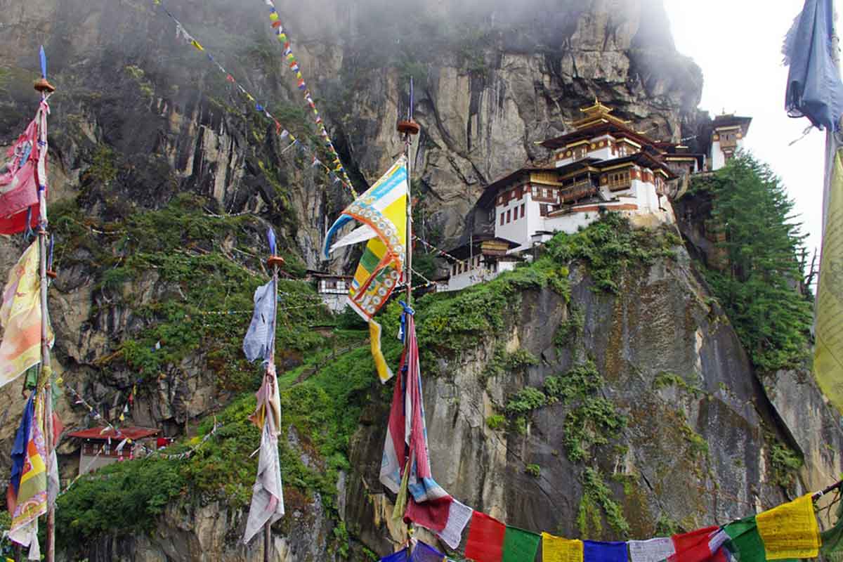 Le monastère Takshang au Bhoutan