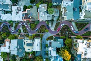 San Francisco Russian Hill - voyage sur la cote ouest