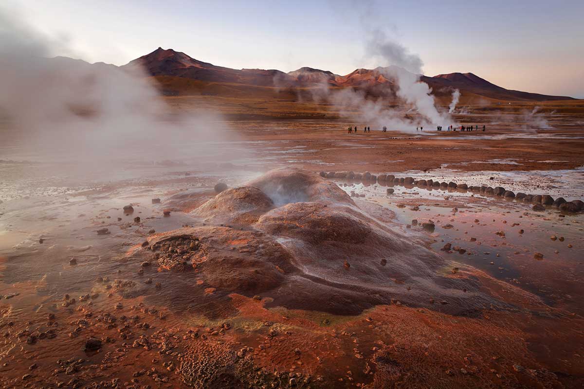 Geyser Tatio désert d'Atacama